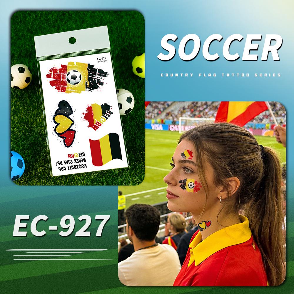 Ruikalong USA Canada Mexico Flag Waterproof World Cup Tattoo Stickers
