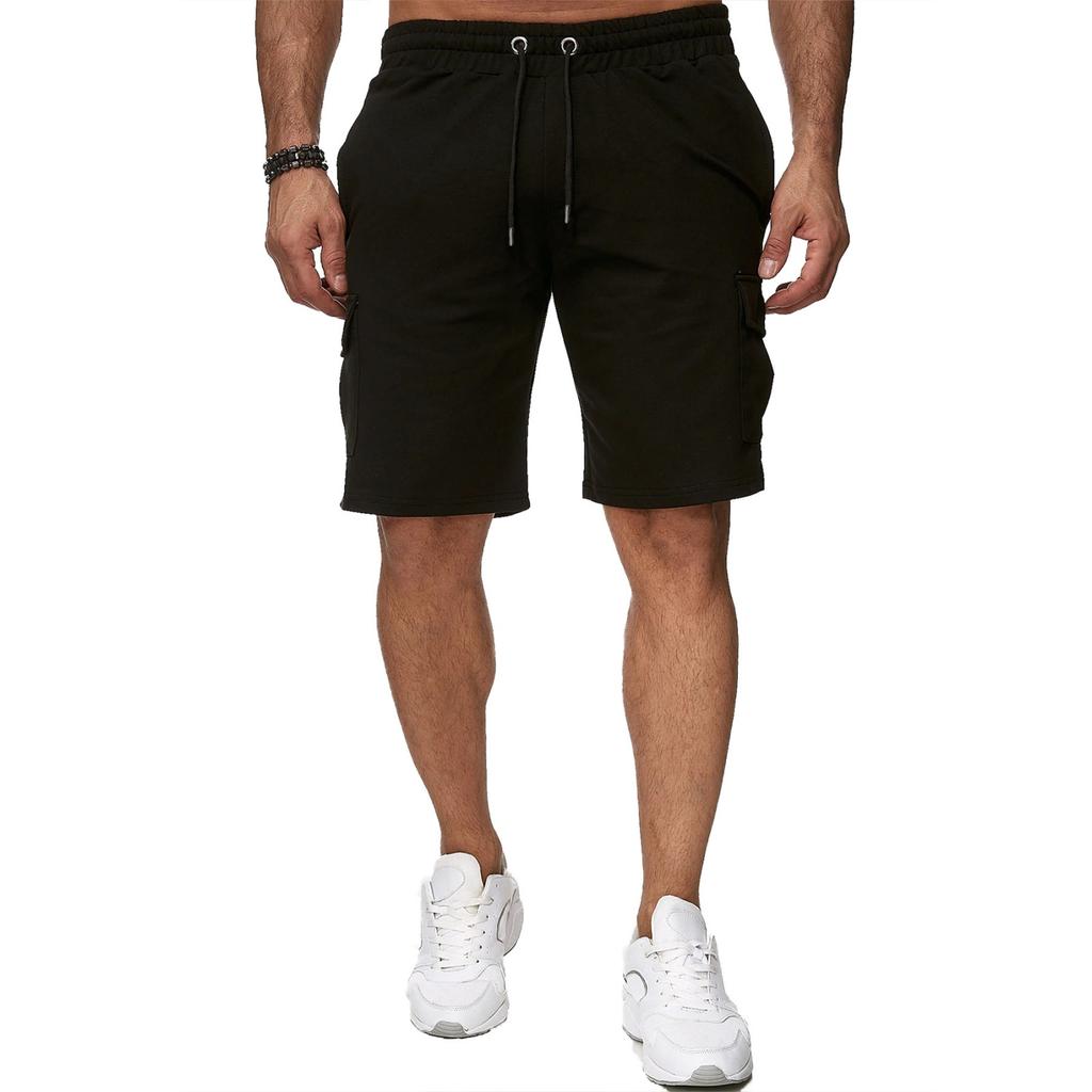 Men's Short-sleeved Sports Work Pants Men's Multi-pocket Sports And Fitness Casual Pants