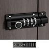 Lock Big Door Bolt Zinc Alloy Big Door Bolt Black Combination Latch Lock Black Gold Lock Black Gold Prevent Rust