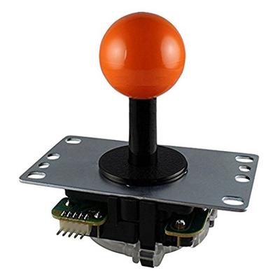 Denshi PCB Μοχλός Joystick Πορτοκαλί JLF-TP-8YT-SK-O - Ιδανικός για Παιχνίδια Arcade
