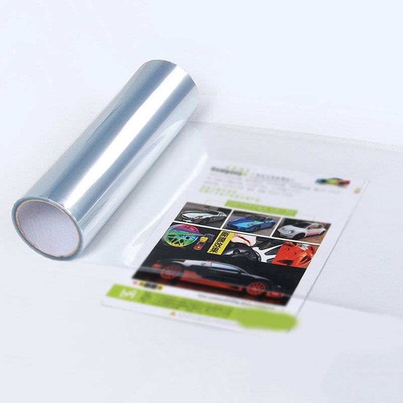 Wrap Car Protector Film Replacement Bumper Headlight 100x30cm Transparent