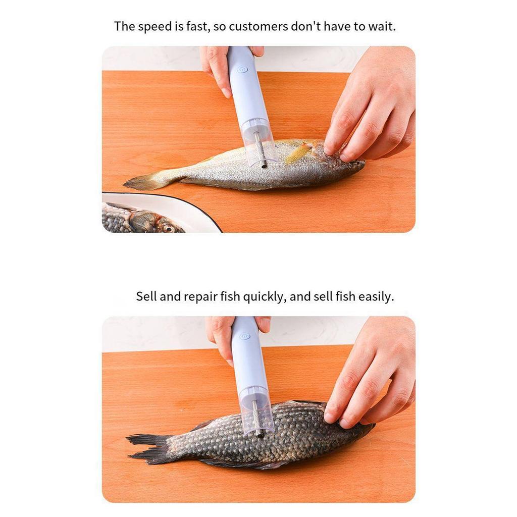 Effizienter Fischschuppenentferner Sicheres Fischhandhabungs- und Entschuppungswerkzeug Praktische Fischschälmaschine Praktisches Küchenwerkzeug