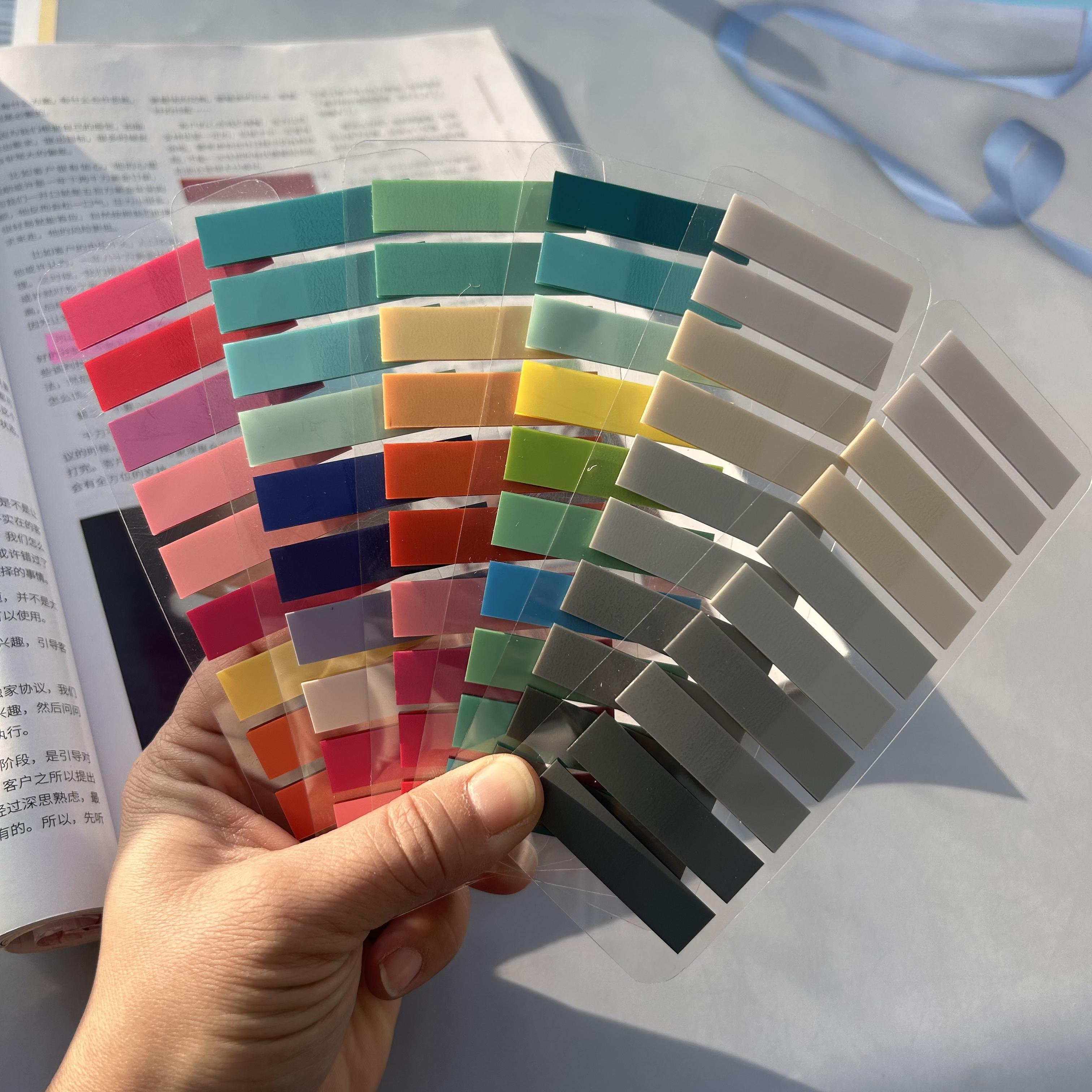 

1200 Sheets Creative Transparent PET Memo Pad Posted It Sticky Notes Planner Sticker Notepad School Supplies Students Stationery