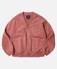 Frizmworks Pigment Dyeing Heavyweight Cardigan _ Pink