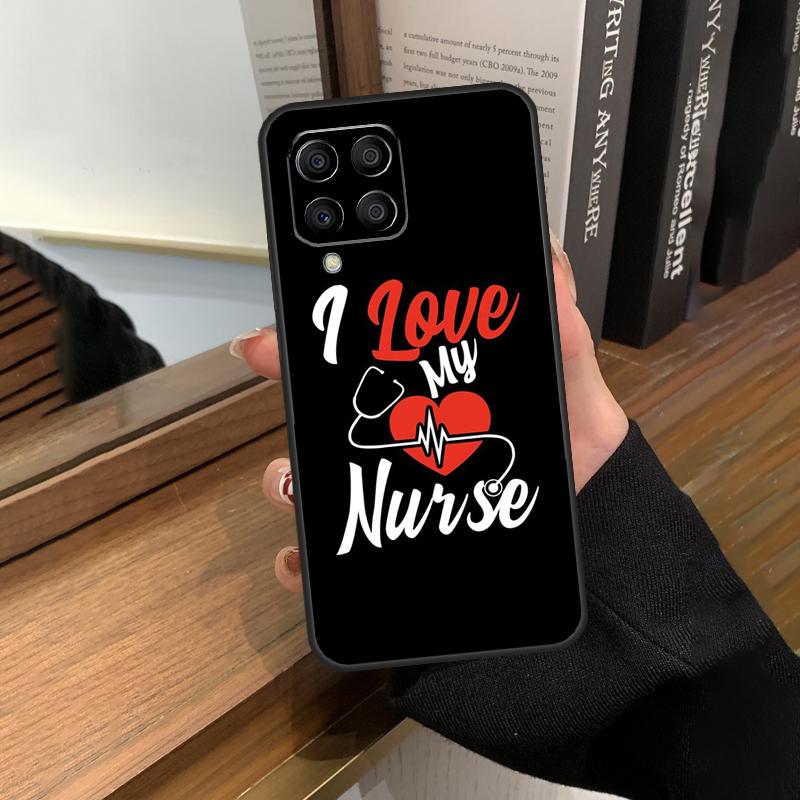 Nurse Medical Health Heart Case For Samsung Galaxy M35 M15 M55 M56 M36 M16 M06 M31 M13 M33 M53 M12 M32 M52 M14 M34 M54