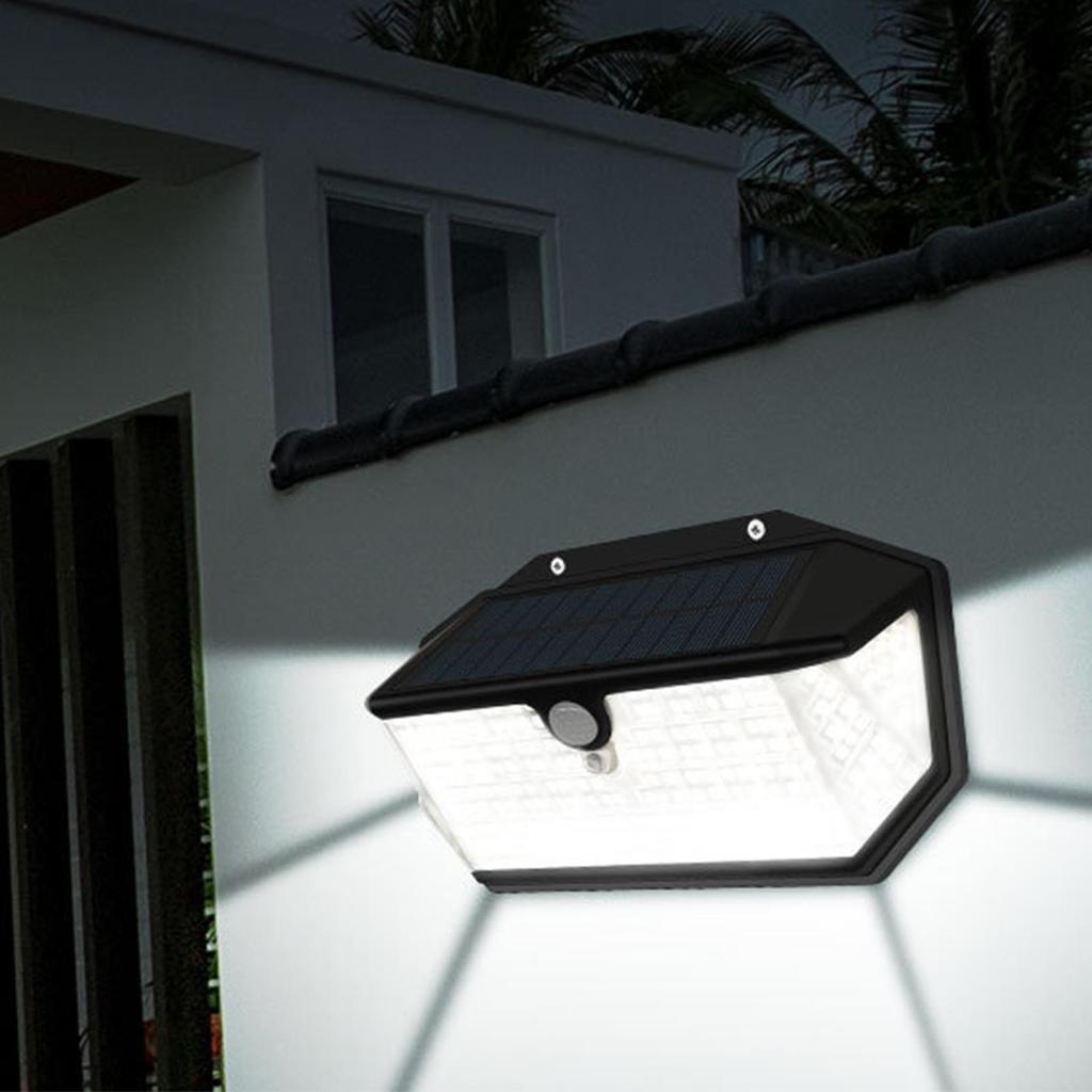 Solar Lights Outdoor Motion Sensors Waterproof LED Light for Garden for Railing Deck Window Patio Porch Yard Backyard Corridor