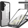 Qicai 360 Hülle und Folie integrierte Handyhülle ist geeignet für Samsung S25 All-Inclusive S24FE Anti-Drop A16/A35 Schutzhülle