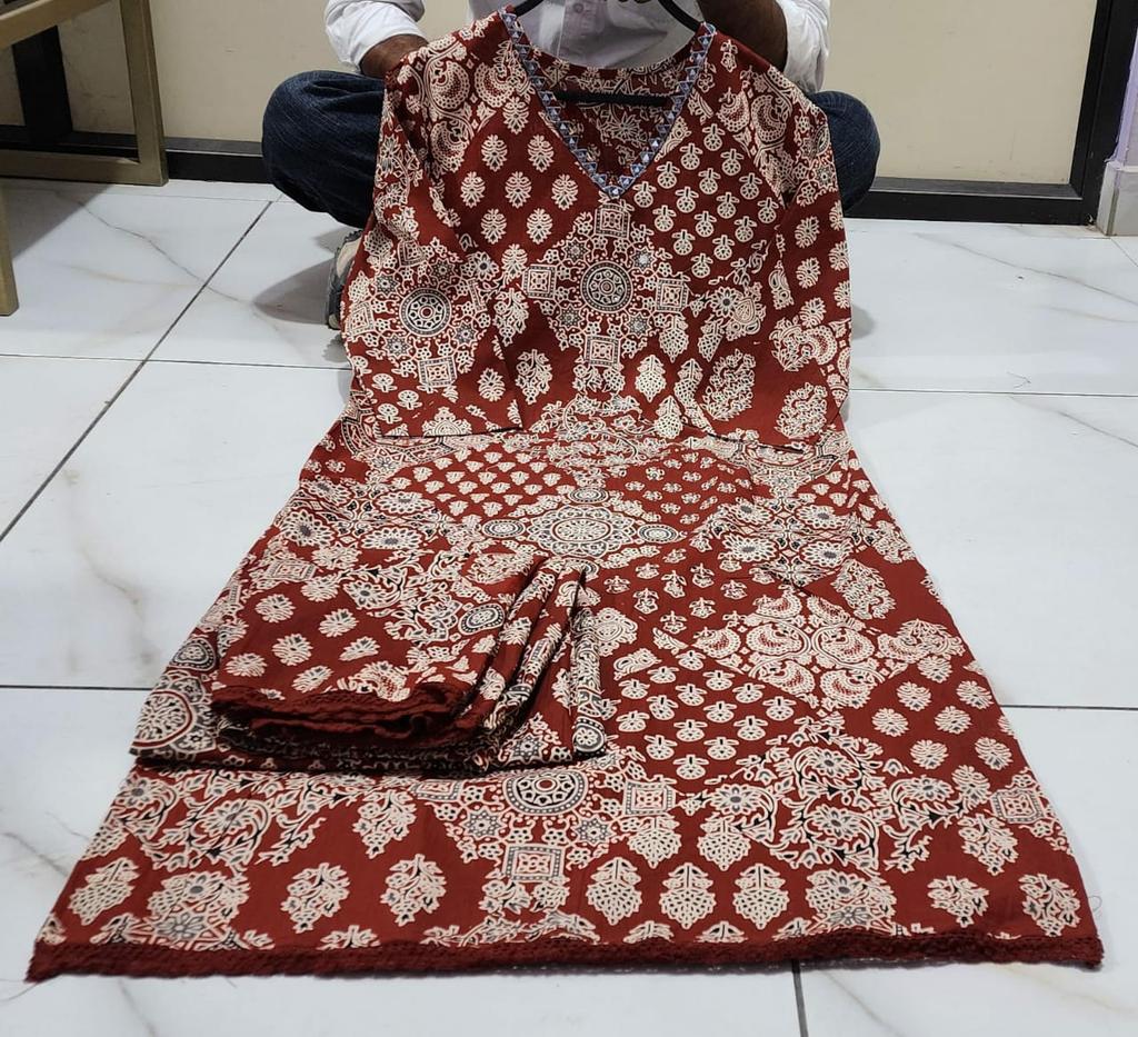 Indyjsko-pakistański projektant Kurta Pant Dupatta Set Bollywood Top Tunika Kurti Salwar Kameez Dress