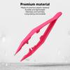30pcs Plastic Bead Tweezers Slip Resistance Craft Tweezers Plastic Tweezers  For Jewelry Making