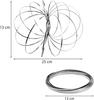 3D Magic Bracelet Pressure Release Sensory Flow Ring Dynamic Spring Toy Stainless Steel Flow Color Ring Children'S Fun Toys