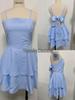 2024 European & American Style Backless Bow Sling Mini Dress