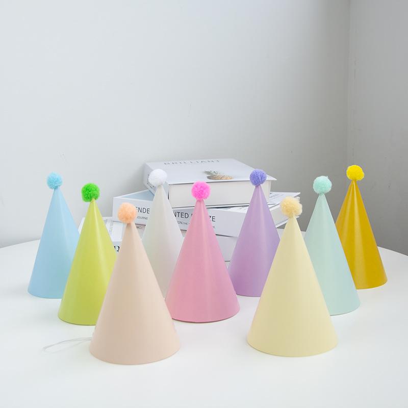 Solid Color Party Birthday Hat - Multiple Colors Available