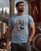 Spartan Warrior T-Shirt, Greek Hoplite Armor Graphic Tee, Athlesis Design