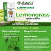 NeutraVed Lemongrass Tea Leaves Boost Metabolism Used For Detox -100g