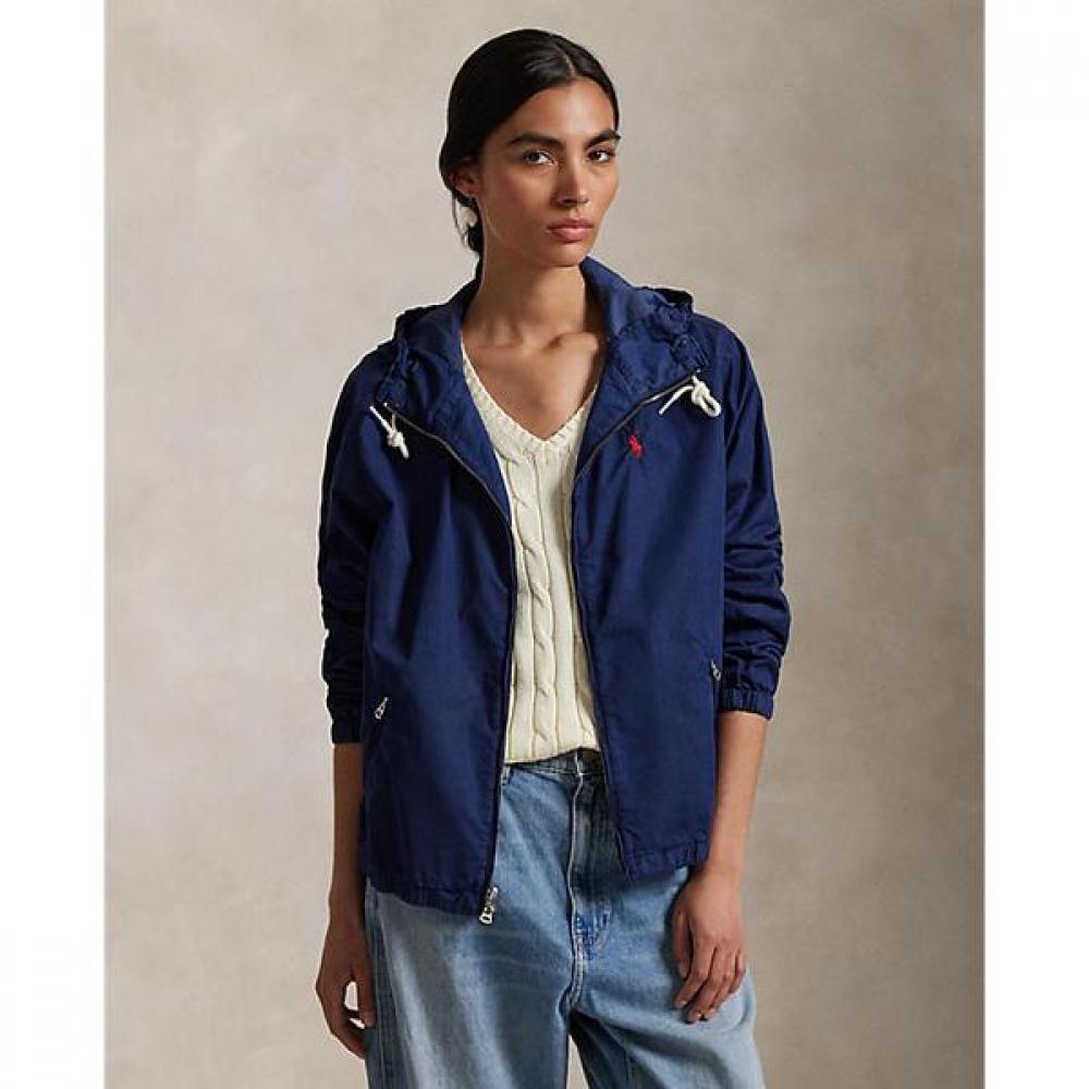 

Polo Ralph Lauren Women S Twill Hooded Jacket Wmpootwn5a20089410 L