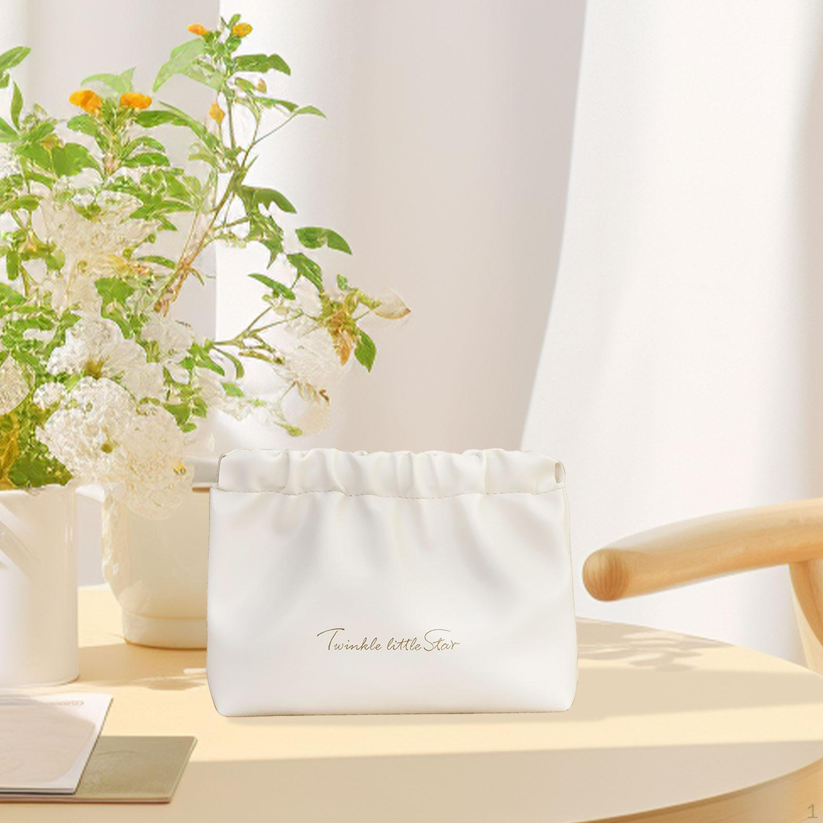 

Компактный дорожный органайзер для аксессуаров для волос и косметики белый