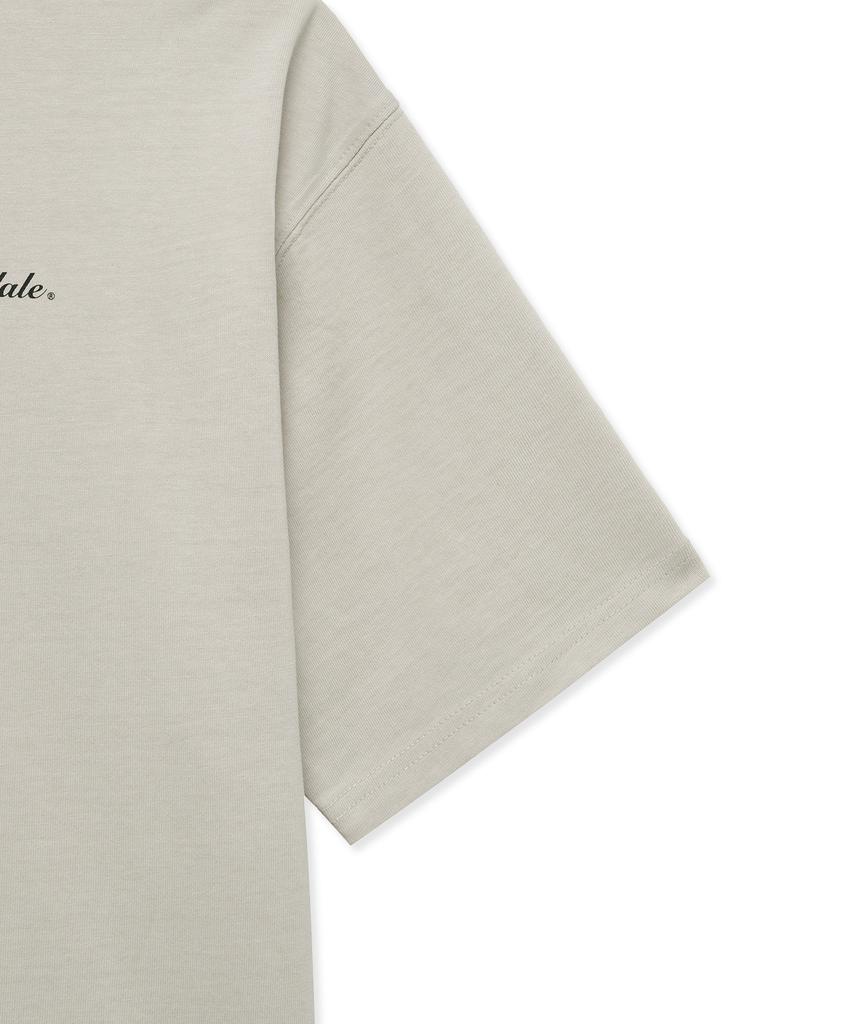 YALE [2Pack] Regular Fit Snell Logo Short Sleeve T-Shirt_White/Warm Gray