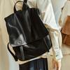 Vegetable Tanned Messenger Series Vertical Backpack with Large Capacity for Both Work and Commuting, Unisex Casual Backpack
