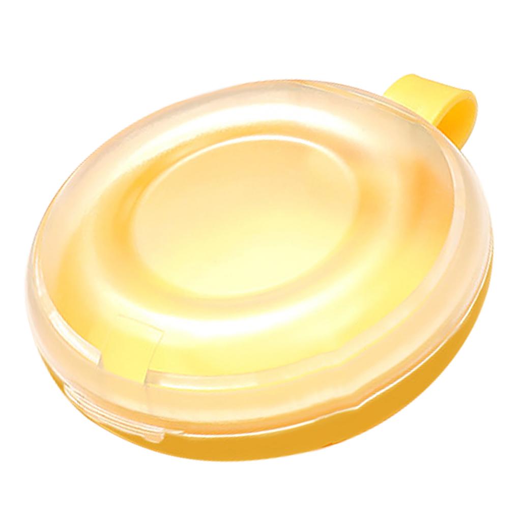 Dentures Braces Storage Box ABS Dust Prevention Orthodontic Retainer Storage Container Case Yellow