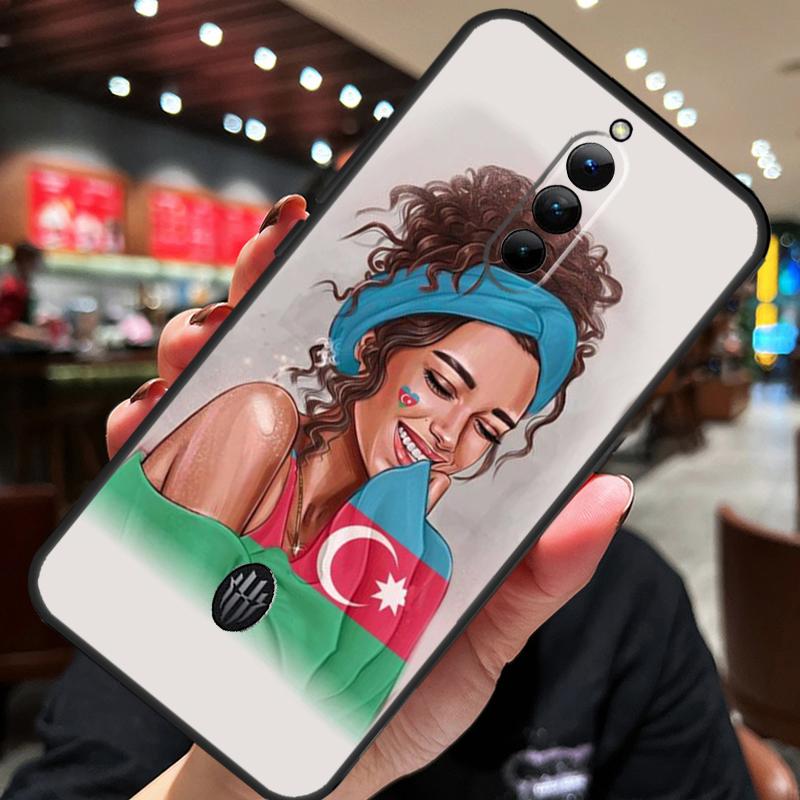 

Azerbaijan Flag Girl Case For ZTE Nubia Red Magic 11 10 8 9 8S 9S 10S Pro Plus 10 Air 5G 6R 6 7 6S 7S Pro Cover Red Magic 7 Pro