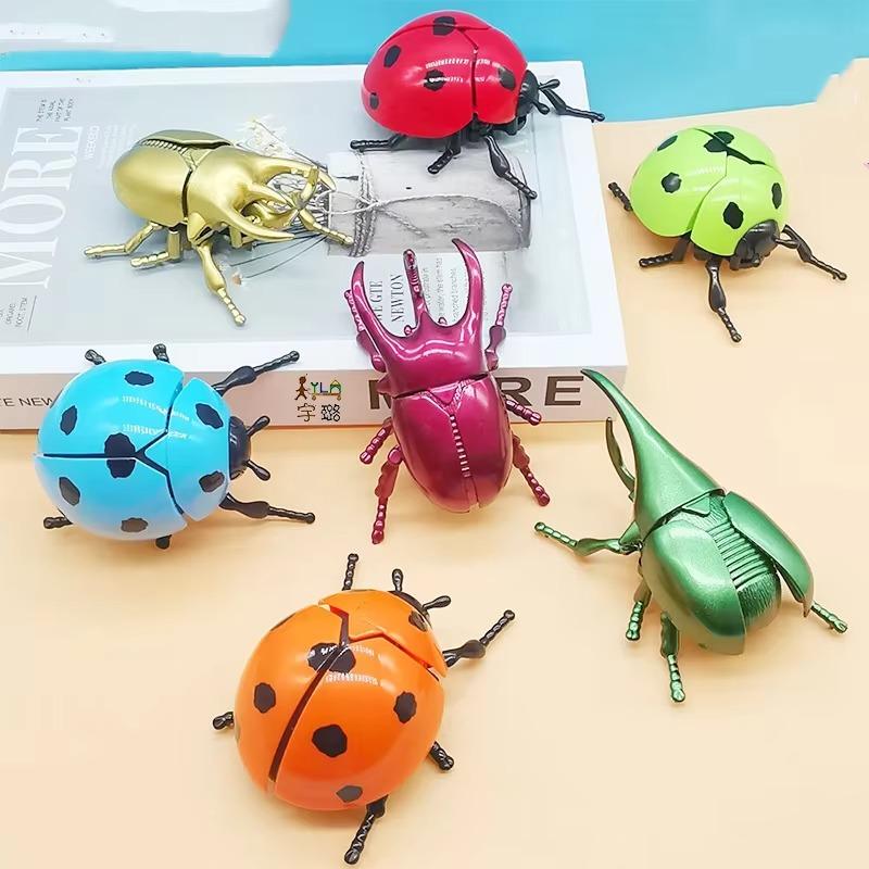 Wind Up  Toy 1PCS Crustacean Worm Chain Unicorn Simulation Fighting Children's Educational Toy