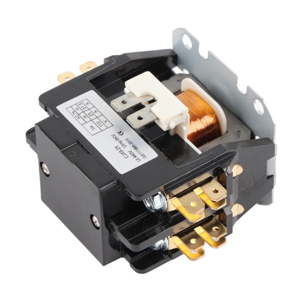 AC stykač CJX9 25 2P kontakt ze slitiny stříbra ohnivzdorná PP skořepina 25A klimatizace AC