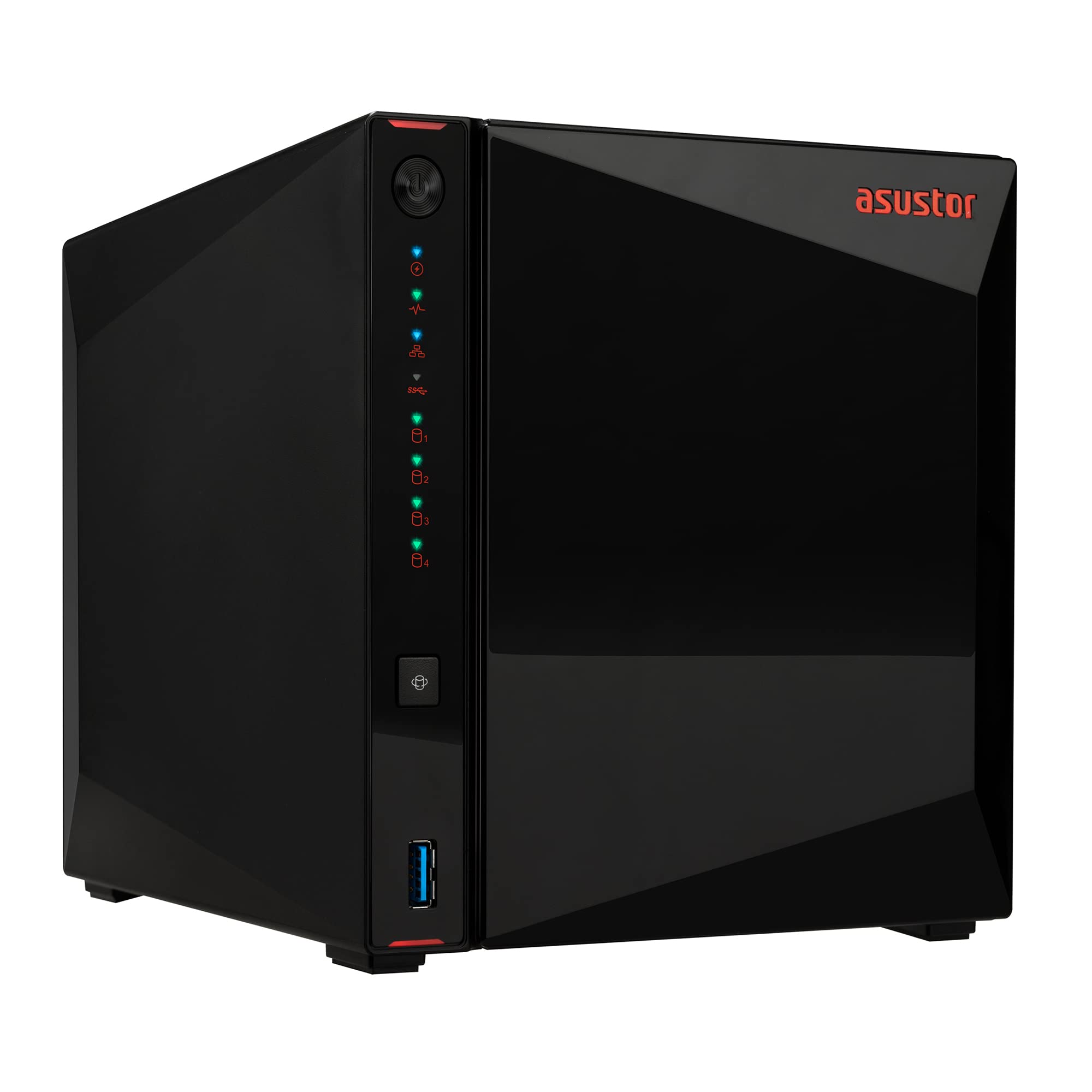 

ASUSTOR дочірня компанія ASUS NAS-кіт 4 відсіки AS5404T Nimbustor 4 Gen2 слот для NvMe SSDx4 чотириядерний Intel Celeron N5105 високошвидкісний порт пам ять DDR4 4 ГБ HDMI