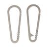 Spring Snap Hook Keychain Clip Titanium Alloy Outdoor Carabiner Tool for Camping