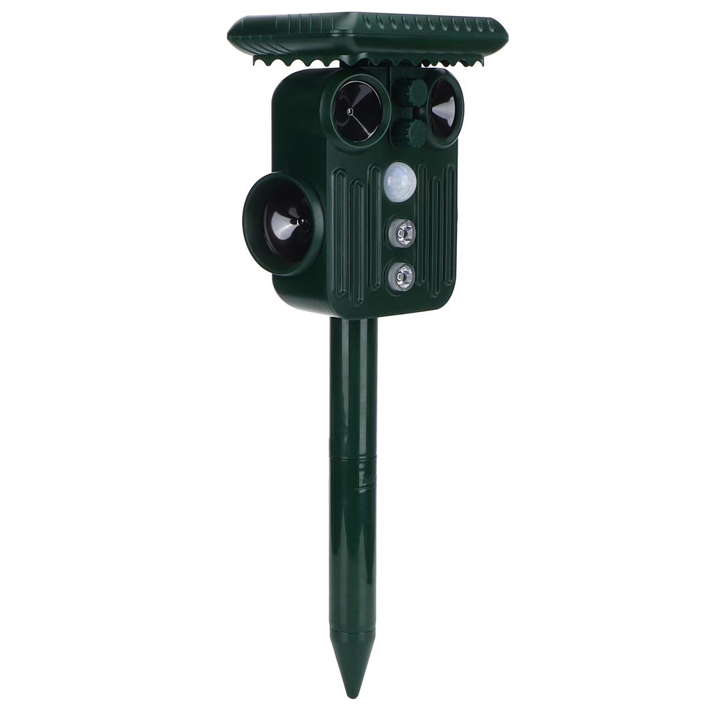 Ultrasonic Animal Repellent Solar Powered Mouse Snake Repeller for Outdoor Farm 3.7V/250MA