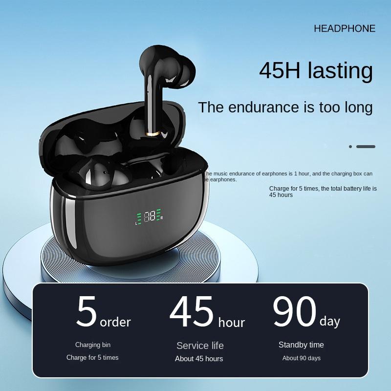 Active Noise Reduction Bluetooth Headset Wireless Ear -ear Noise Reduction Low Delayed Long Battery Life ENC