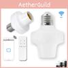 E27 E26 Wireless Remote Control Light Lamp Holders Smart Bulb Adapter Tools