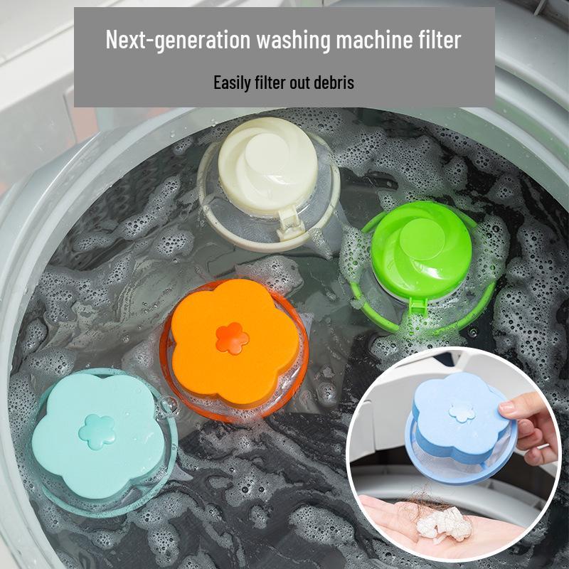 Pflaumenblüten Waschball Haar- & Fleckenentferner Filternetz