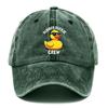 Küken-Print-Hut Outdoor-Stil Gewaschene Kappe Modische Baseballkappe Papa-Hut Verstellbarer Hut Geeignet für Outdoor-Sportarten