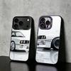 E30 CAR Phone Case For iPhone 17,16,15,14,13,12,11 Plus,Pro Max,XS,Colored Silver Phone Case