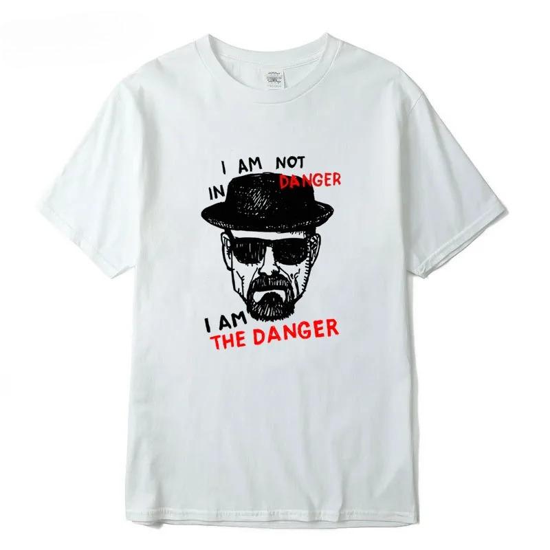 Новая 2026 Унисекс Футболка Хлопок Короткий Рукав Во все тяжкие Унисекс Футболка Повседневная Принт Хейзенберг Крутая Футболка Мужская Унисекс Летняя S