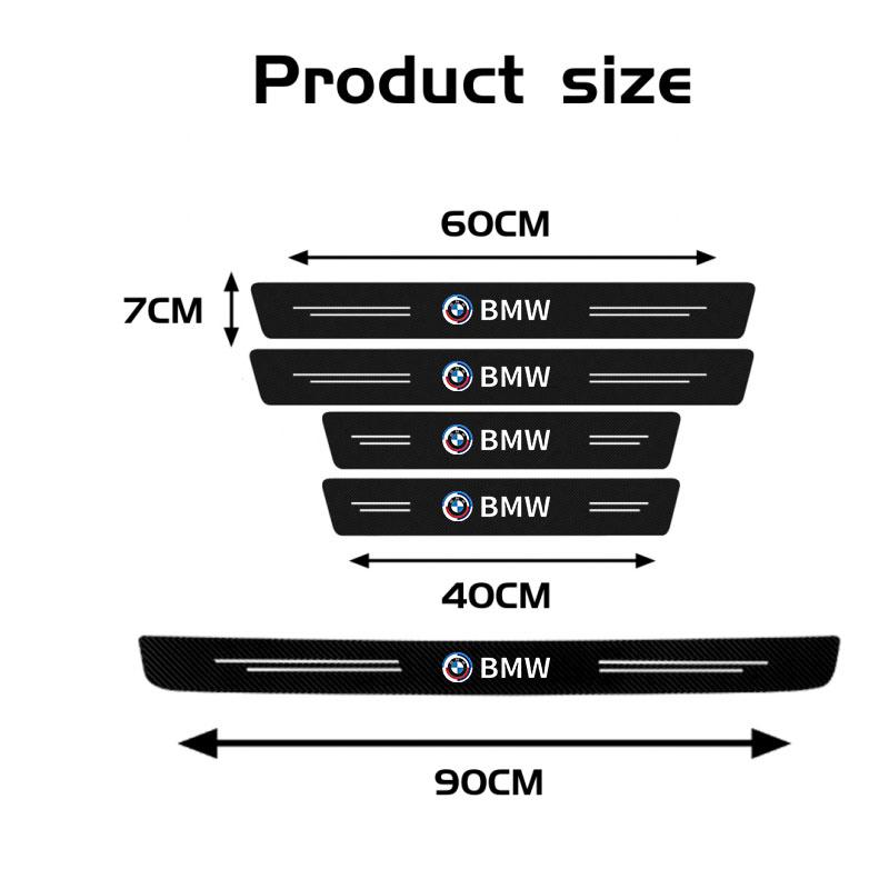 Carbon Fiber Car Sticker Threshold Protection Strip Trunk Sticker for BMW G08 F15 F16 G20 E34 F94 F95 G30 G11 E46 Accessories JLBFS1