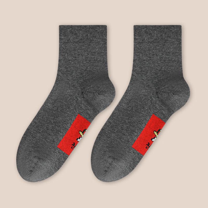 LangSha Men s Lucky Mid-Calf Cotton Socks