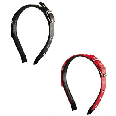 Fasce per Capelli Alternative in Pelle con Fibbie Headwear Cosplay Parrucche Perfetti per Costumi di Halloween e Feste a Tema