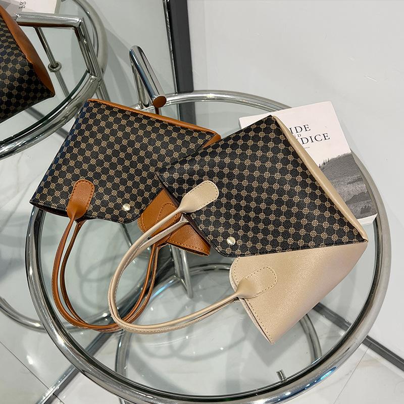 Flower Handbag Liten Bag Mote Allsidig grønnsakskurv