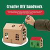 Paper Cottage Model Kit Handmade DIYs Toy Assembly Toy Kid Adult DIYs Model Kits Desk Decoration For Gift For Christmas Holidays