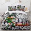 Home Textile Cartoons Hunter X Hunter Cover Duvet Cover Pillow Case Boy Girl Polyester Bedding Set King Queen Twin Size