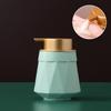 European Style 400ml Portable Soap Dispenser Shampoo Pack Gold Press Ceramic Lotion Bottle Toilet Kitchen Bathroom Accessories