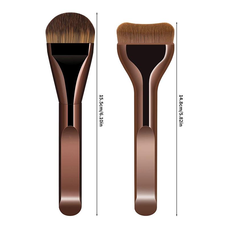 Flat-Headed Foundation Brush Professional Portable And Easy-To-Clean Makeup Brush