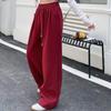 Southeast Asia Women's White Floor-Length Wide-Leg Casual Pants