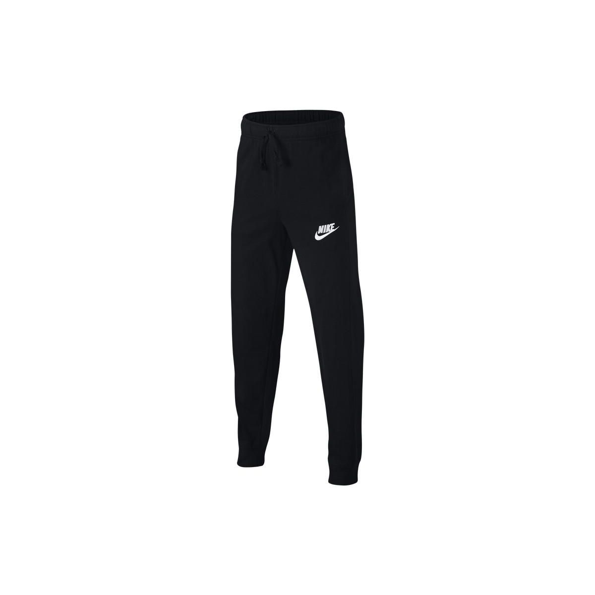 

Nike Solid Logo Embroidered Knitted Sports Pants Kids bottoms Black AH6073-011 M