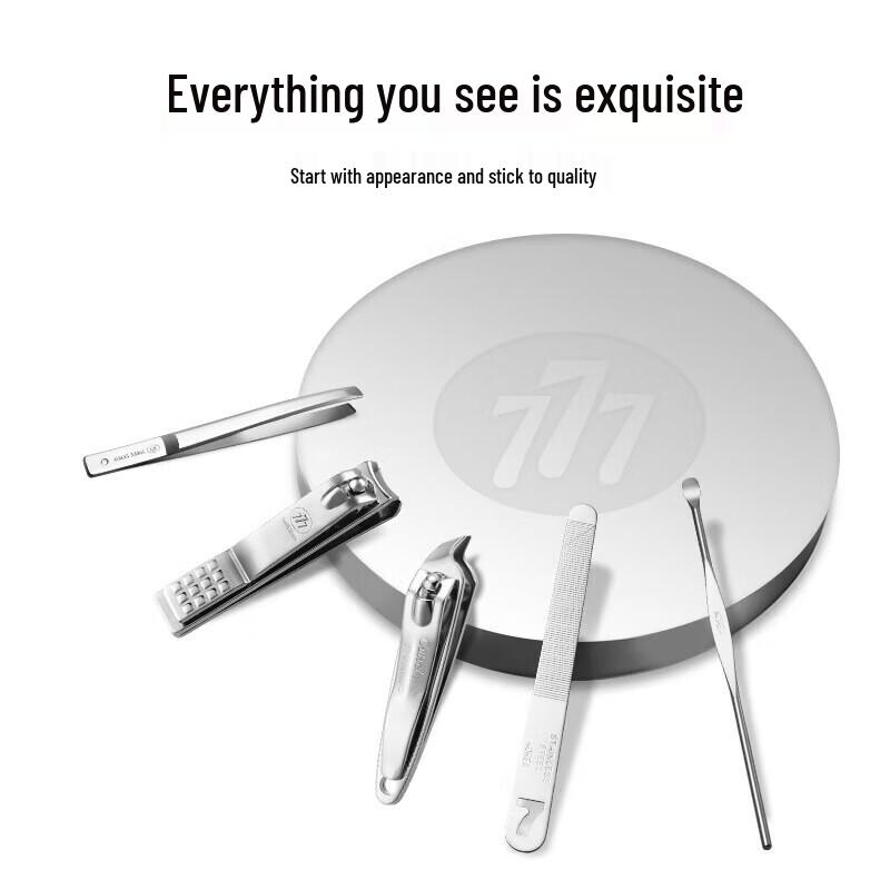 THREE SEVEN Premium 5-Piece Manicure Set