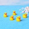 50 Stück Bunte Mini-Harz-Enten Mini-Figuren für Landschaft Mini-Enten Mikro-Feen Gartenlandschaft Puppenhaus Dekorationen