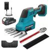 2 IN 1 Cordless Electric Hedge Trimmer Shears 21v Rechargeable Handheld Grass Cutter Garden Hedge Trimmer Fit Makita 18V Battery