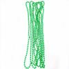 St. Patrick's Day Necklace Irish Clover Bead Chain Festival Party Jewelry Women's Lucky Green Pendant