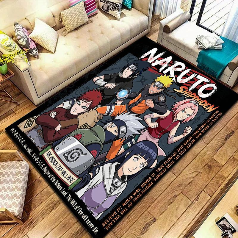 Naruto Generations Carpet Rug For Living Room Bedroom Home Sofa Decoration,kids Play Nonslip Floor Mat